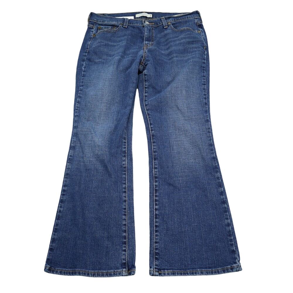 Levis Pants Womens 12 Blue 5 Pocket Design Mid Rise Boot Cut Jeans Bottoms
